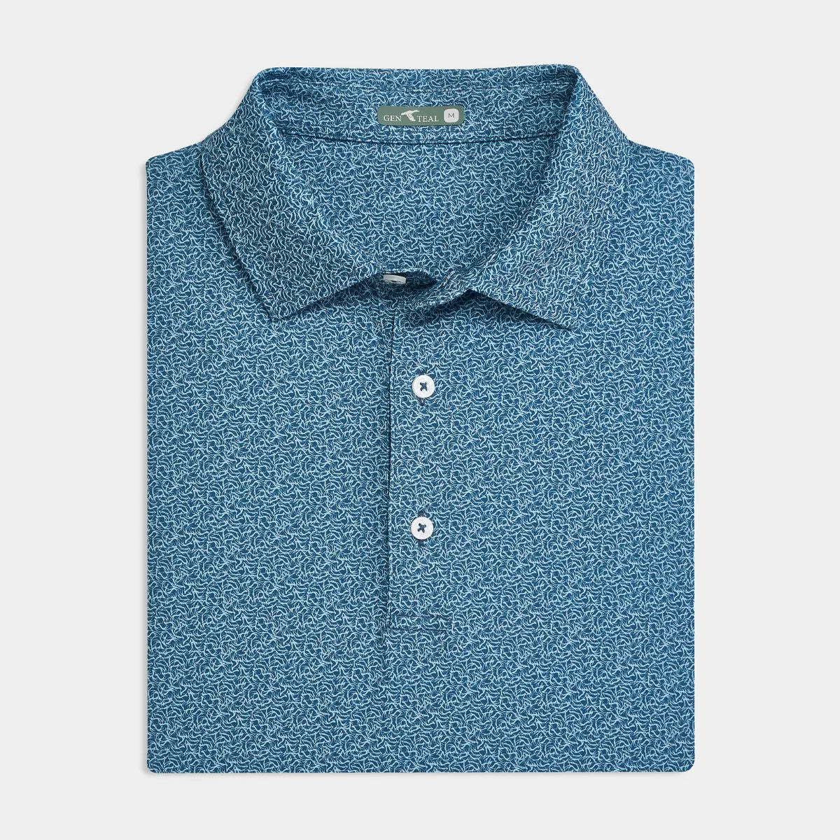 TWILIGHT ANTLERS PRINTED PERFORMANCE POLO