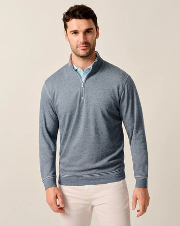 HANKS LIGHTWEIGHT TEXTURED QTR ZIP