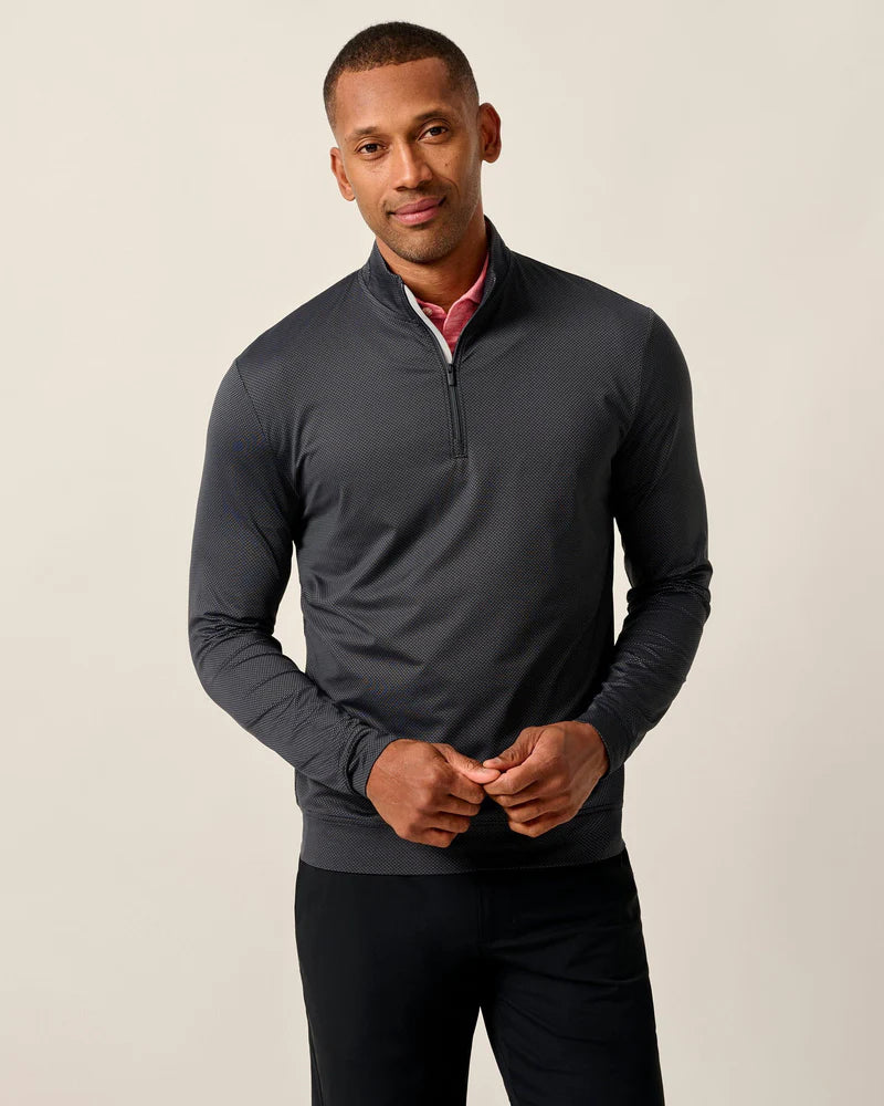 JAMIE JACQUARD STRETCH QTR ZIP