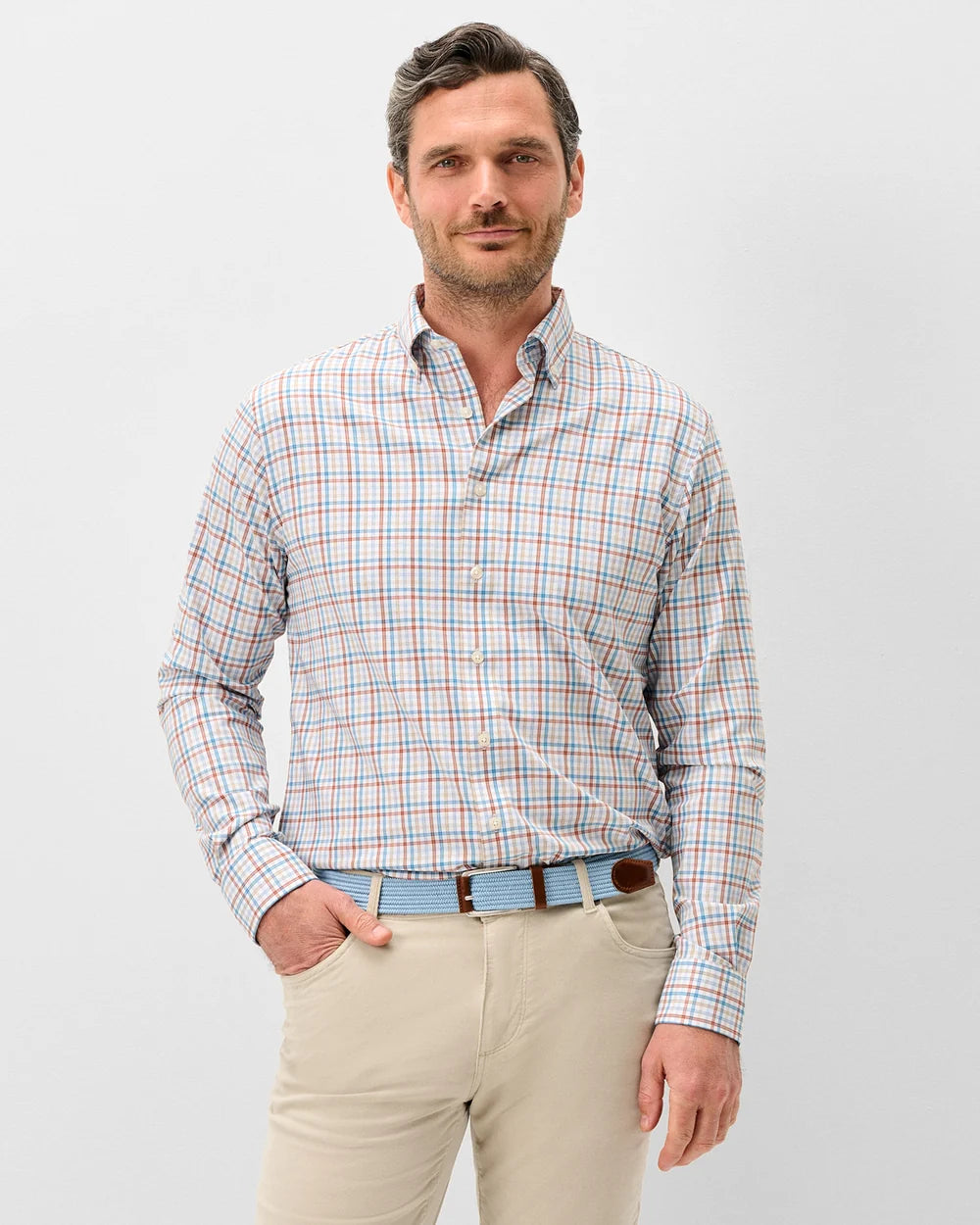 REDWOOD CHECK PERF BD SHIRT