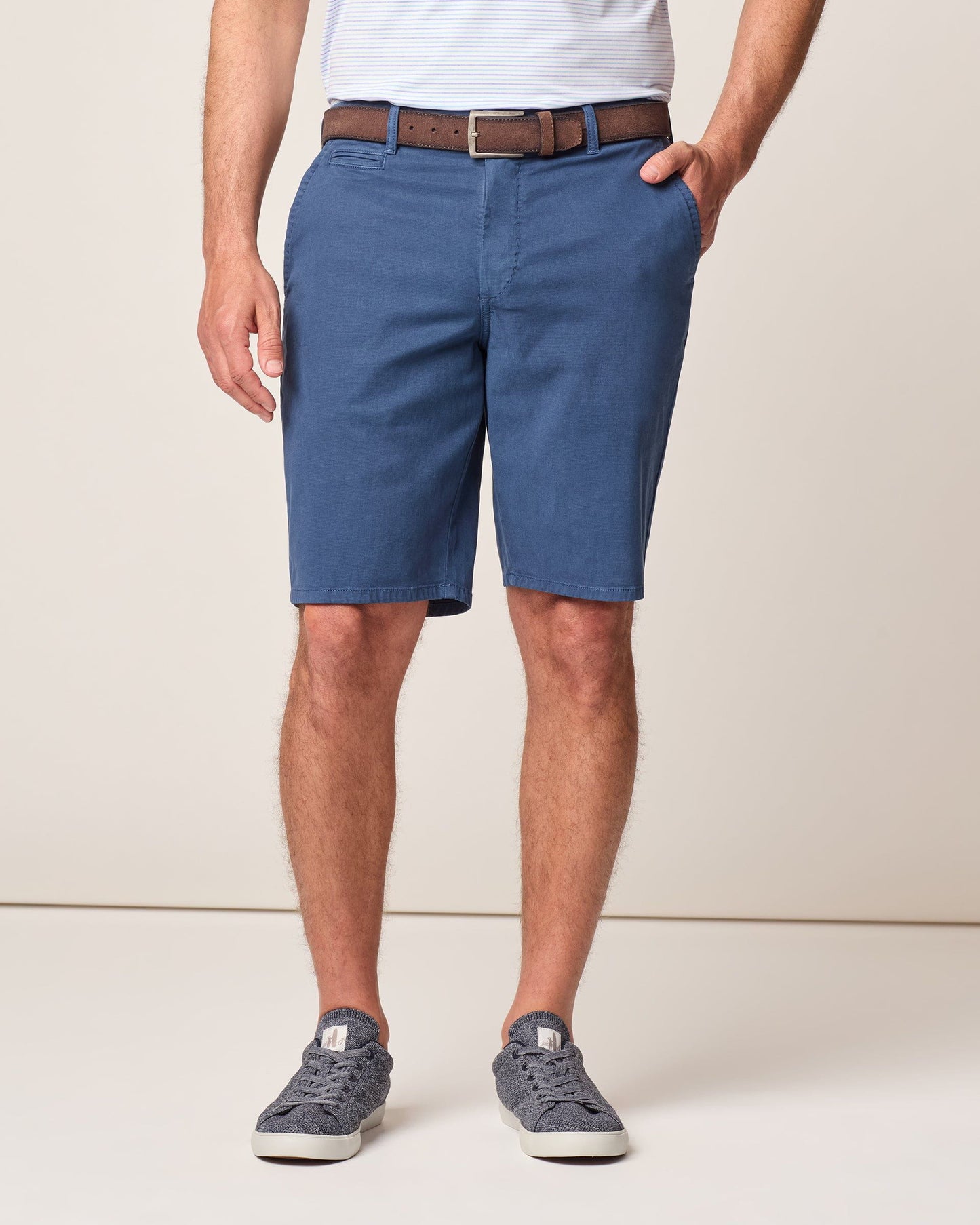 NASSAU COTTON BLEND SHORTS 8 INCH