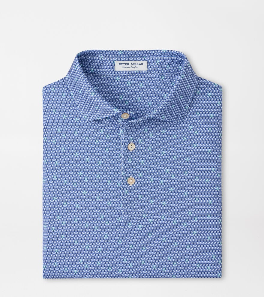 GEO SKULL PERF JERSEY POLO