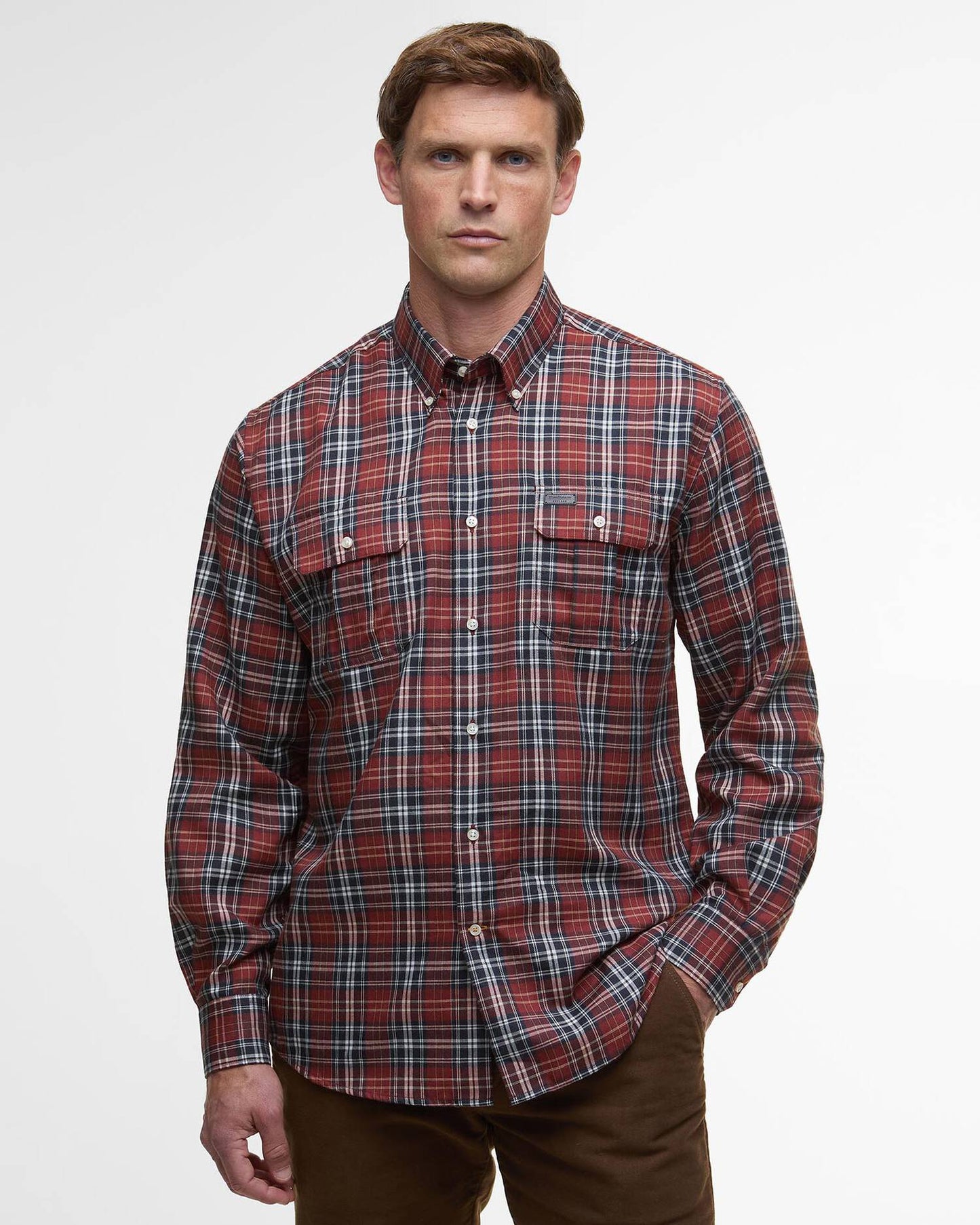 SALDON THERMO WEAVE CHECKED SHIRT