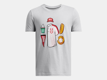 BOYS BASEBALL ILLUSTRATED SS T