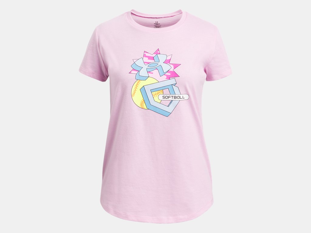 GIRLS SOFTBALL SKETCH SS T