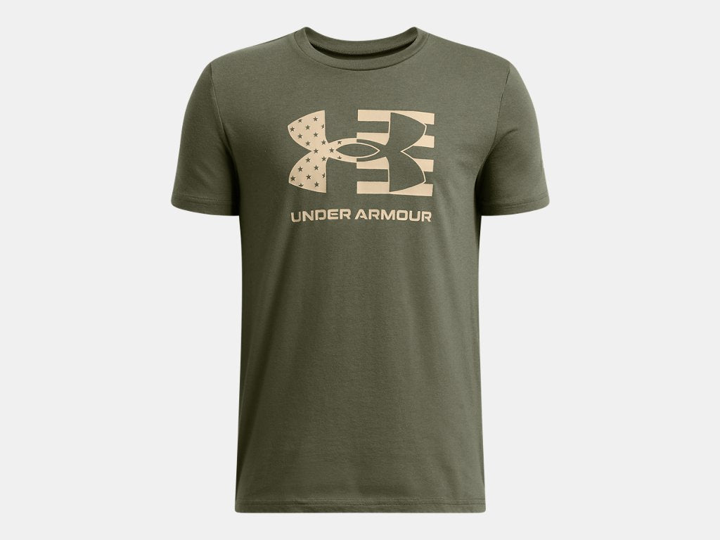 BOYS FREEDOM CHEST FLAG SS T