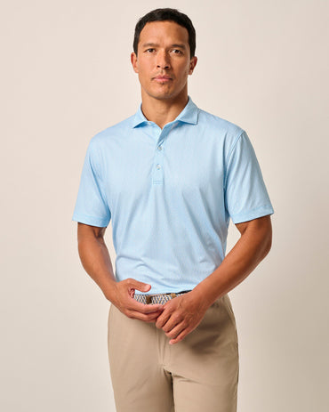 ISLAND TIMES PERF JERSEY POLO