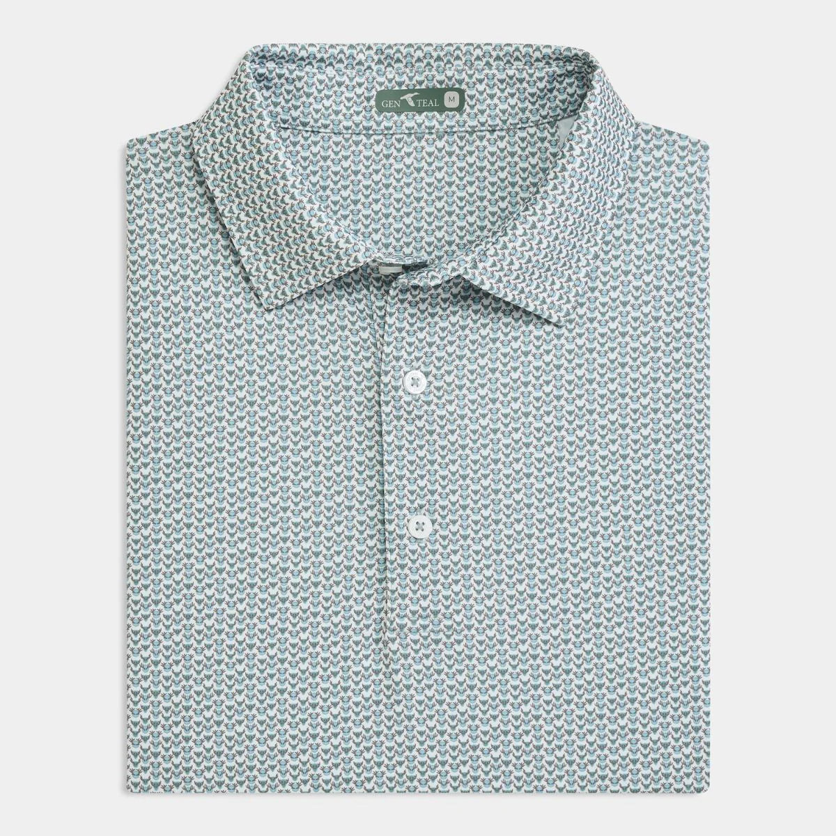 BOYS TROPHY PRINTED PERF POLO
