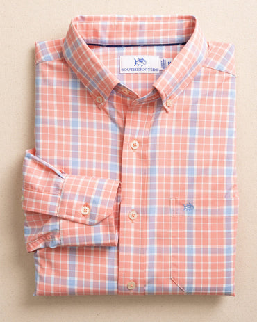BECKENHAM PLAID SPORTSHIRT LS
