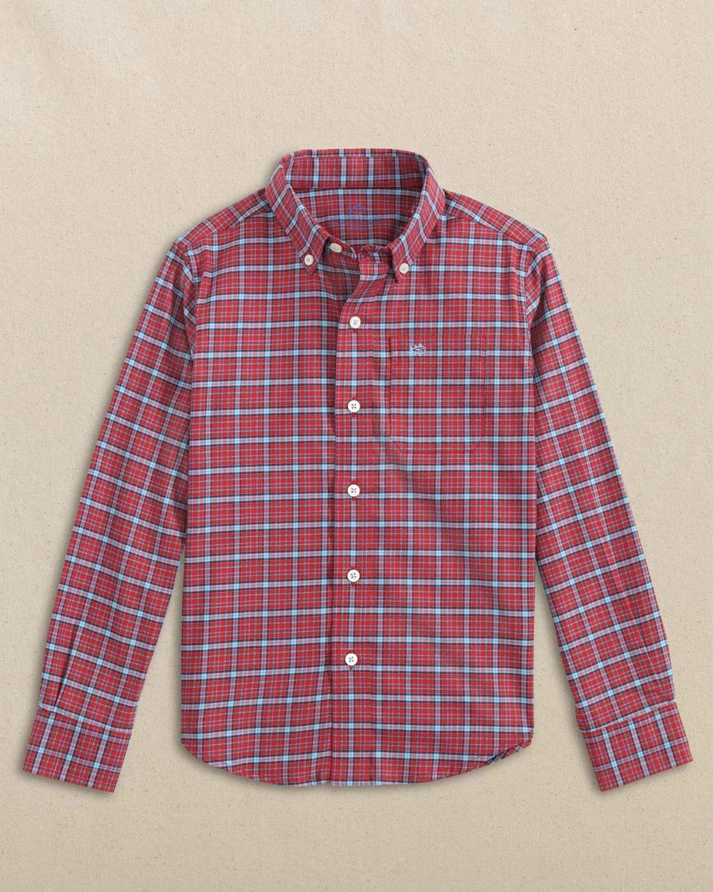 BOYS SKIPJACK SPORT SHIRT LS SALSA