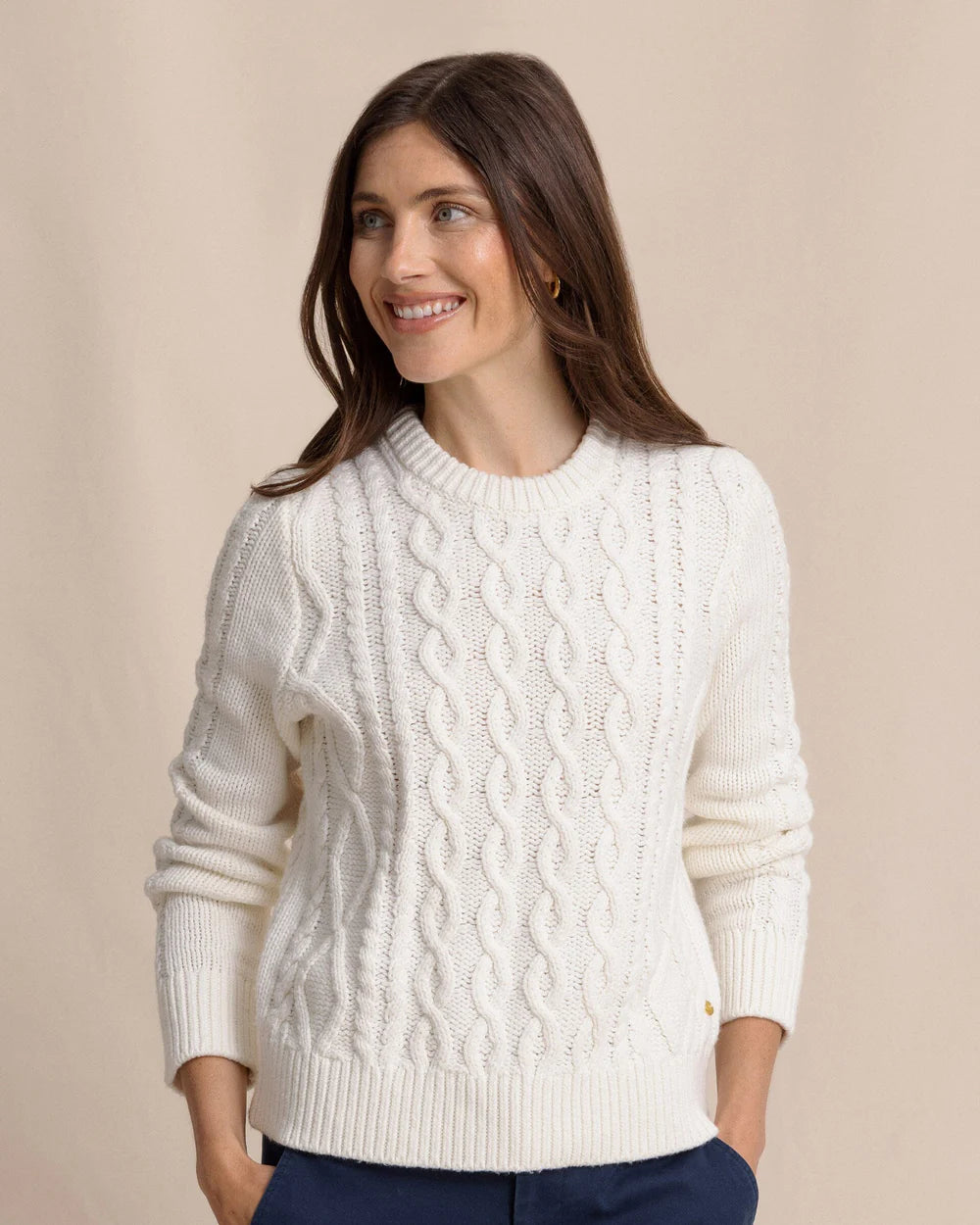 CONNIE CABLE KNIT SWEATER