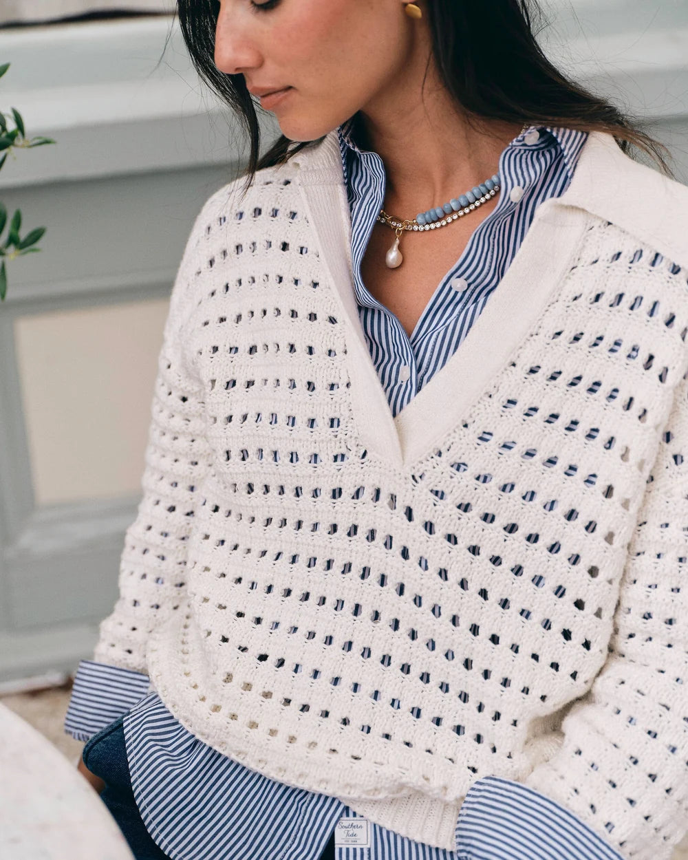 KAY SAILOR COLLAR SWEATER
