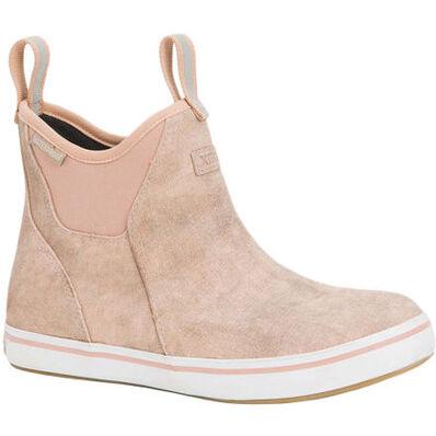 W 6" LEATHER ANKLE BOOT PINK - leinwands.com