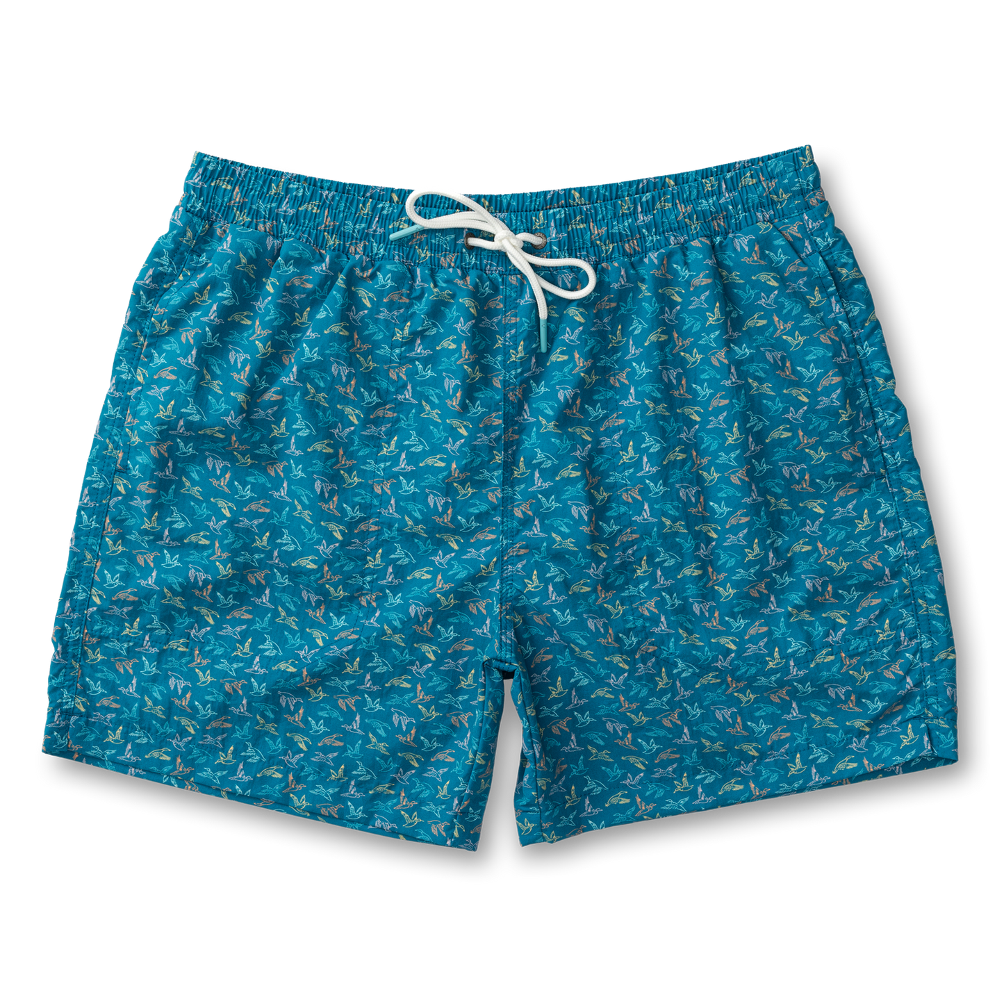 PRINT SAILPORT SWIM SHORT 6 INCH