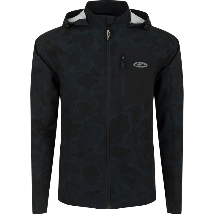 RAIN BRAKE LIGHTWEIGHT SOFTSHELL JACKET