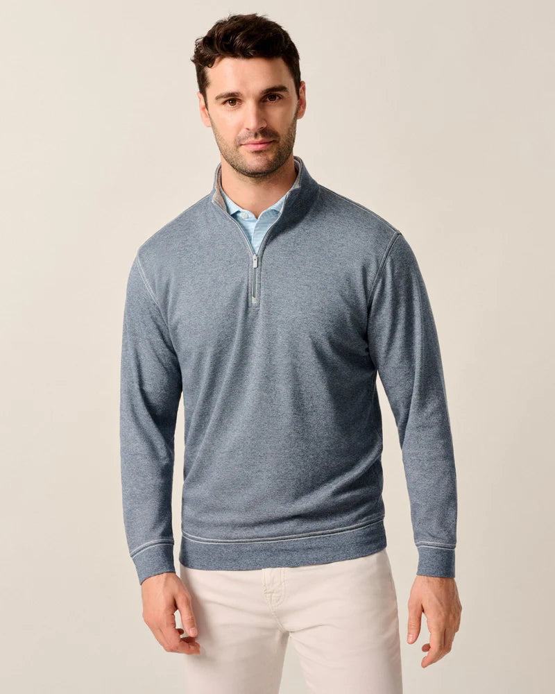 HANKS LIGHTWEIGHT TEXTURED QTR ZIP