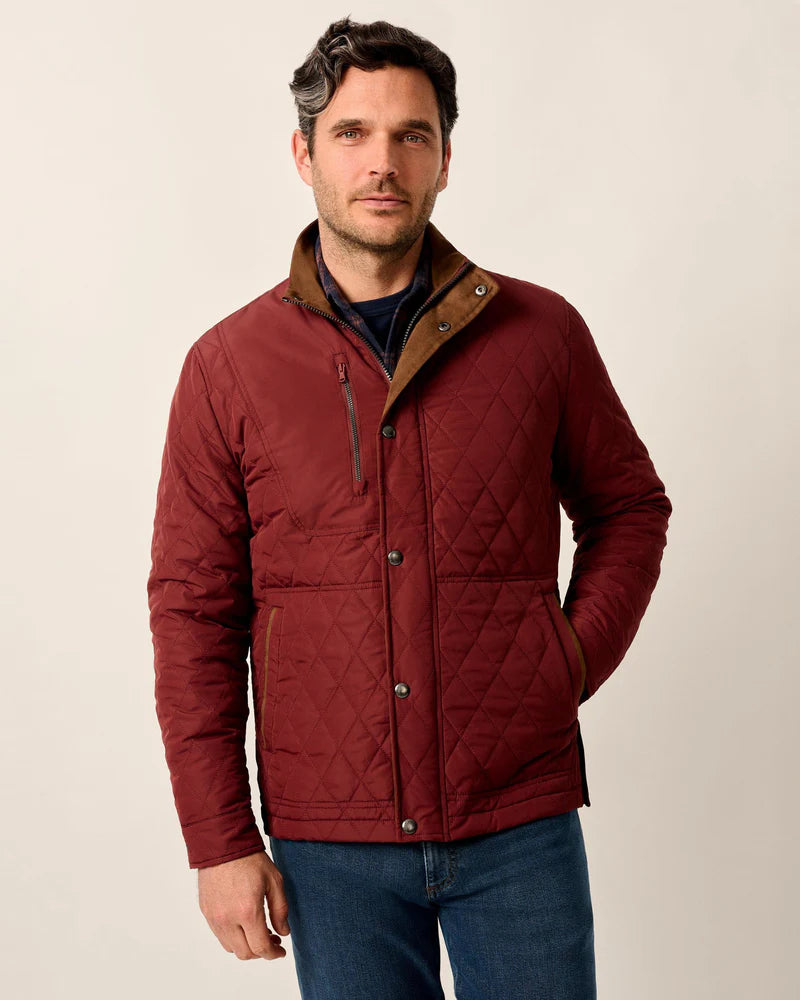 JUNO QUILTED SNAP JACKET