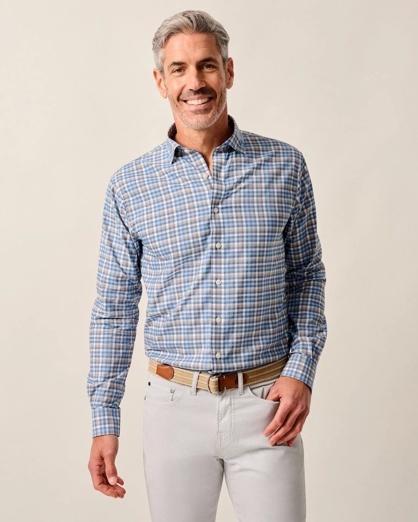 PERF BUTTON DOWN SHIRT OLIE
