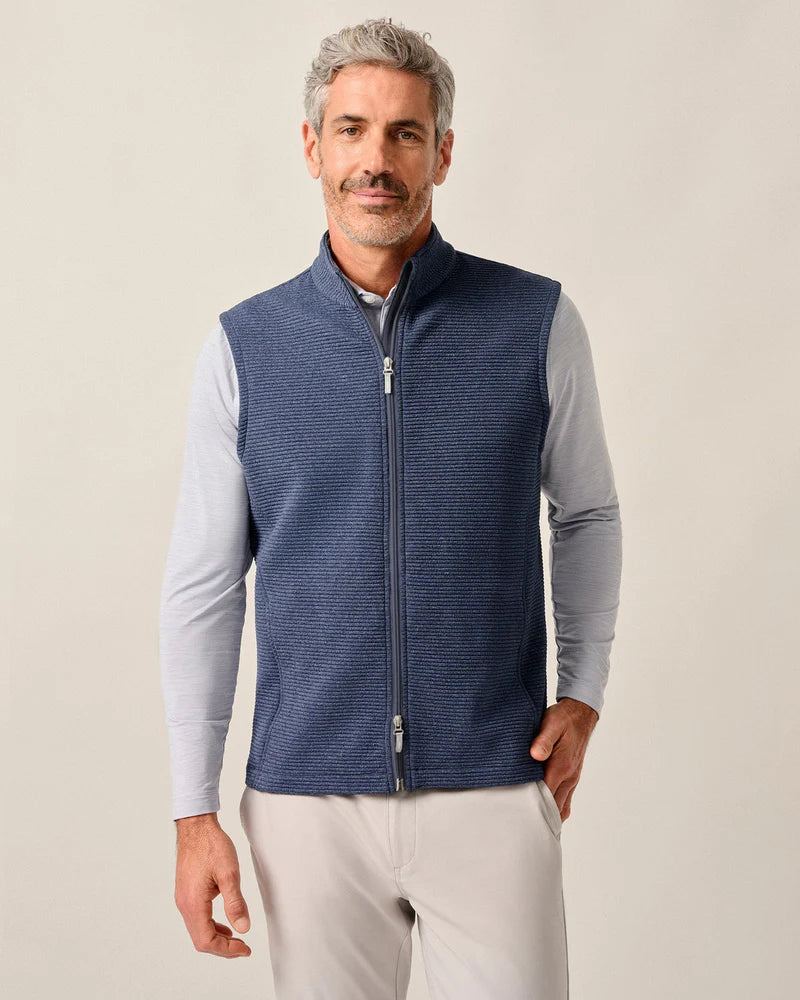 REGGIE RIBBED PERF VEST
