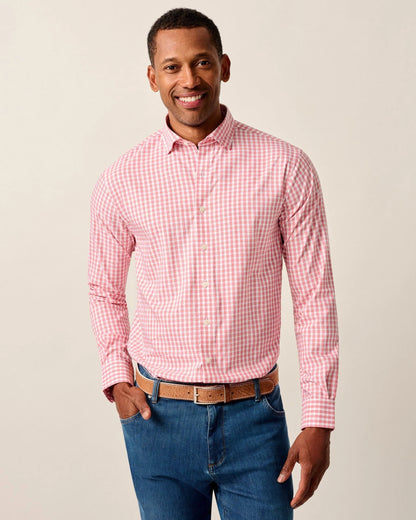 WESTWOOD BUTTON DOWN PERF SHIRT LS