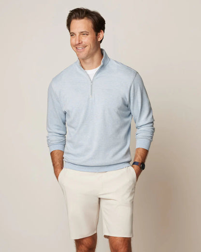 HANKS LIGHTWEIGHT TEXTURED QTR ZIP
