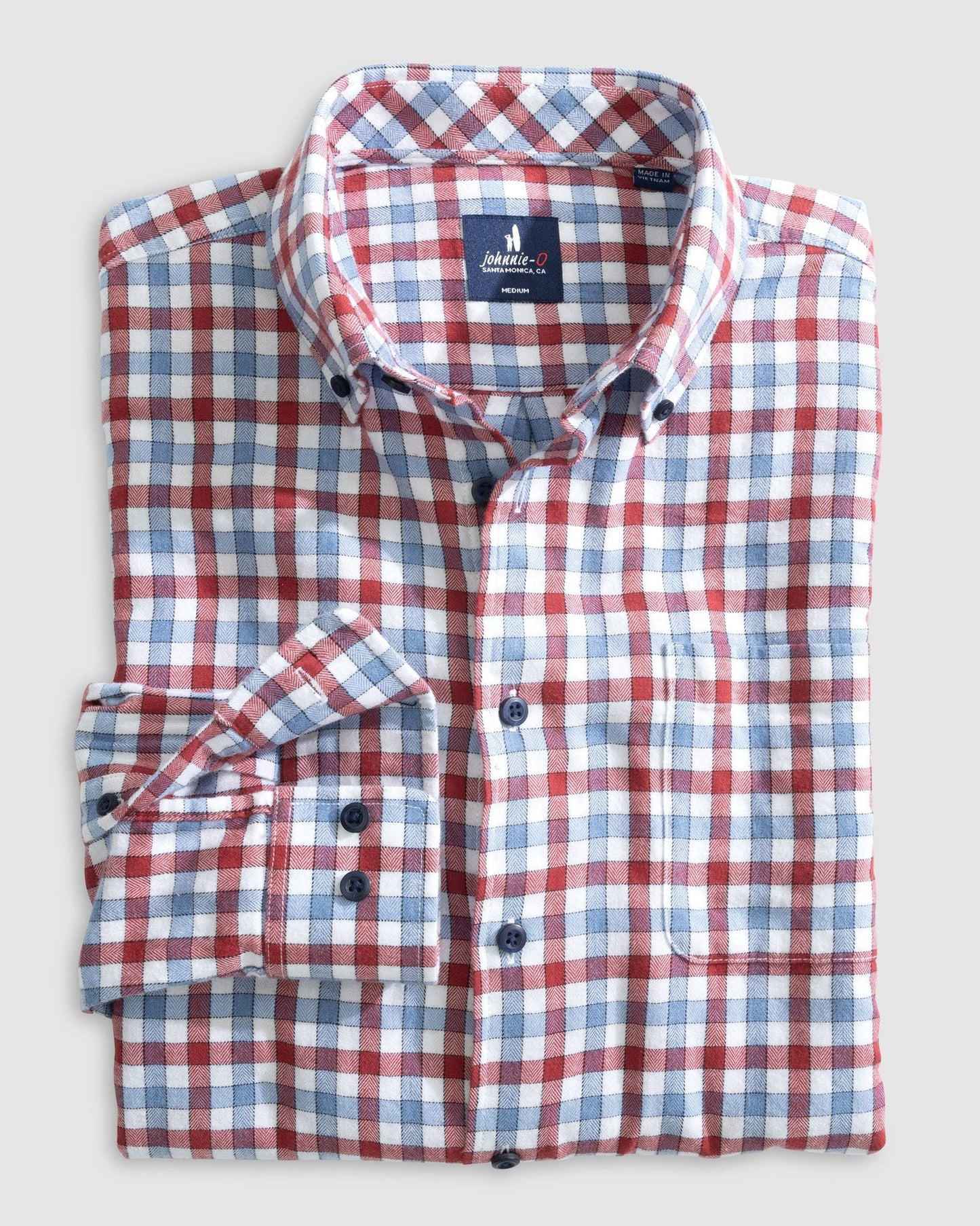 TUCKED COTTON BLEND MILLBANK
