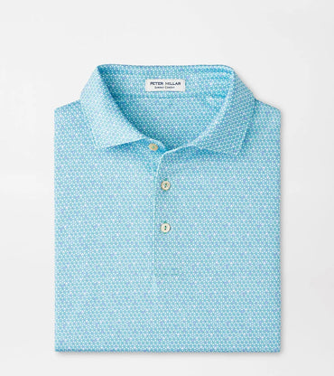 COSTANZO GEO PERF JERSEY POLO