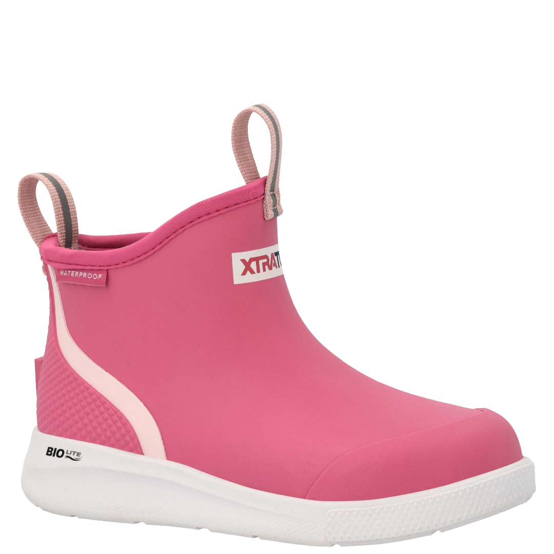 KIDS ANKLE DECK BOOT SPORT HOT PINK