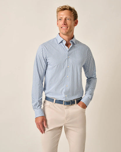 WESTWOOD BUTTON DOWN PERF SHIRT LS