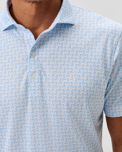 MINTY PERF JERSEY POLO