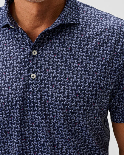 MINTY PERF JERSEY POLO