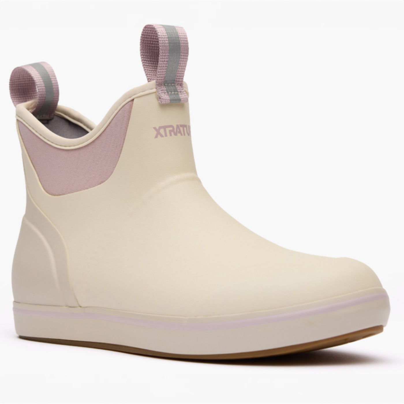 WOMEN ANKLE DECK BOOT IVORY