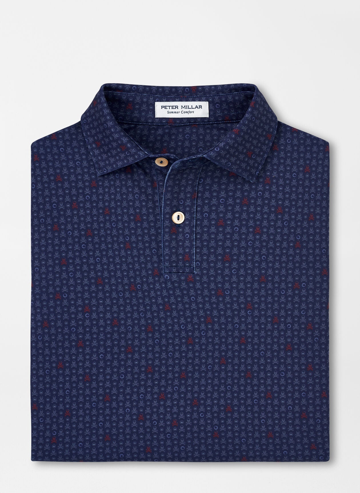 YOUTH SKULL IN ONE PERF POLO