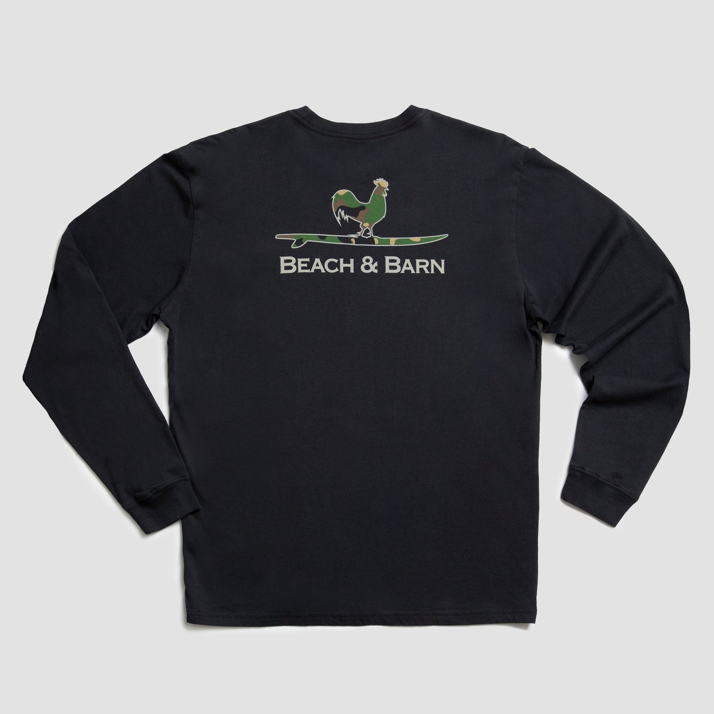 SURFING ROOSTER CAMO POCKET LS
