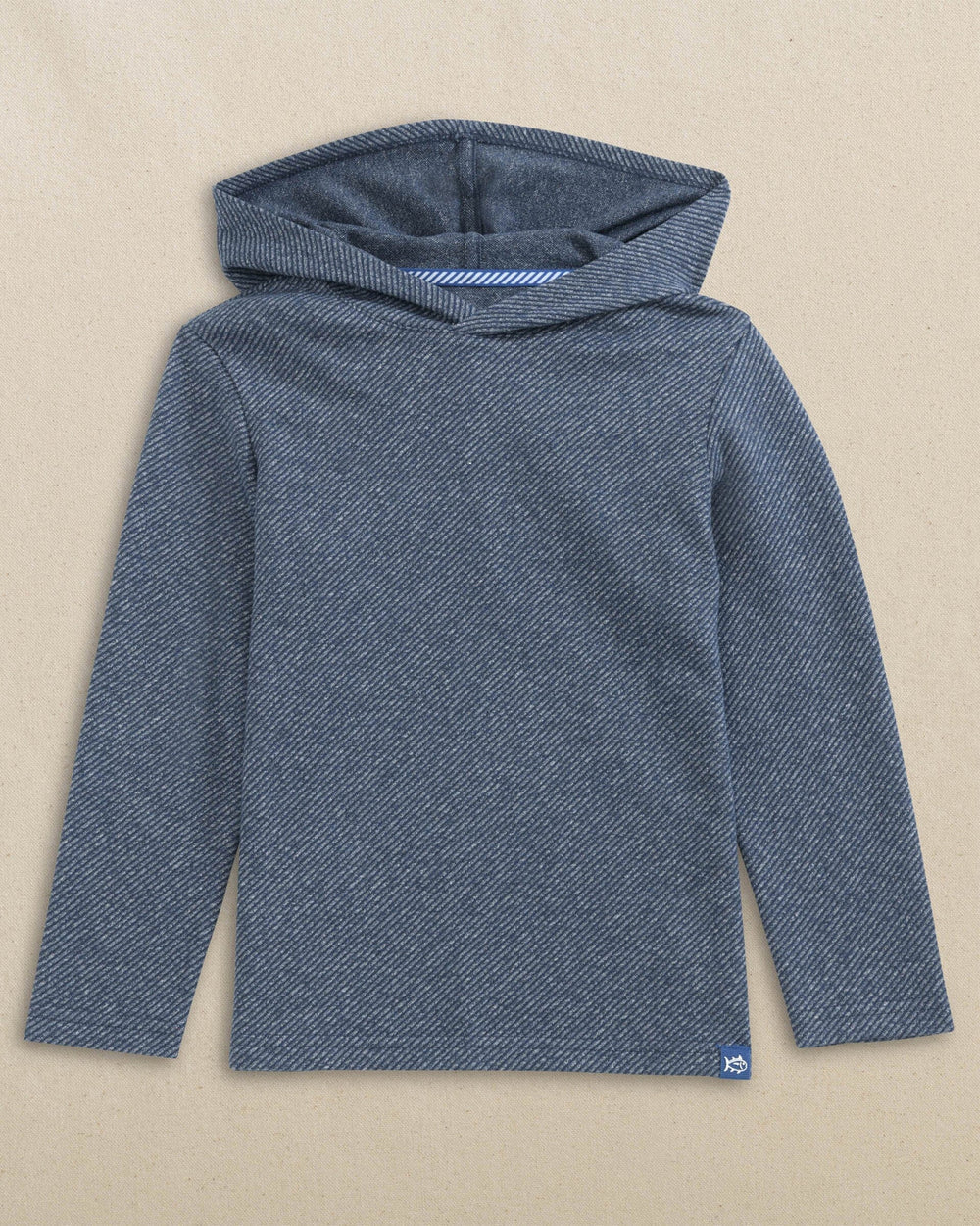 BOYS TWILL HEATHER HOODIE LS