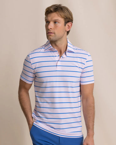 CORE SOUND STRIPE PERF POLO