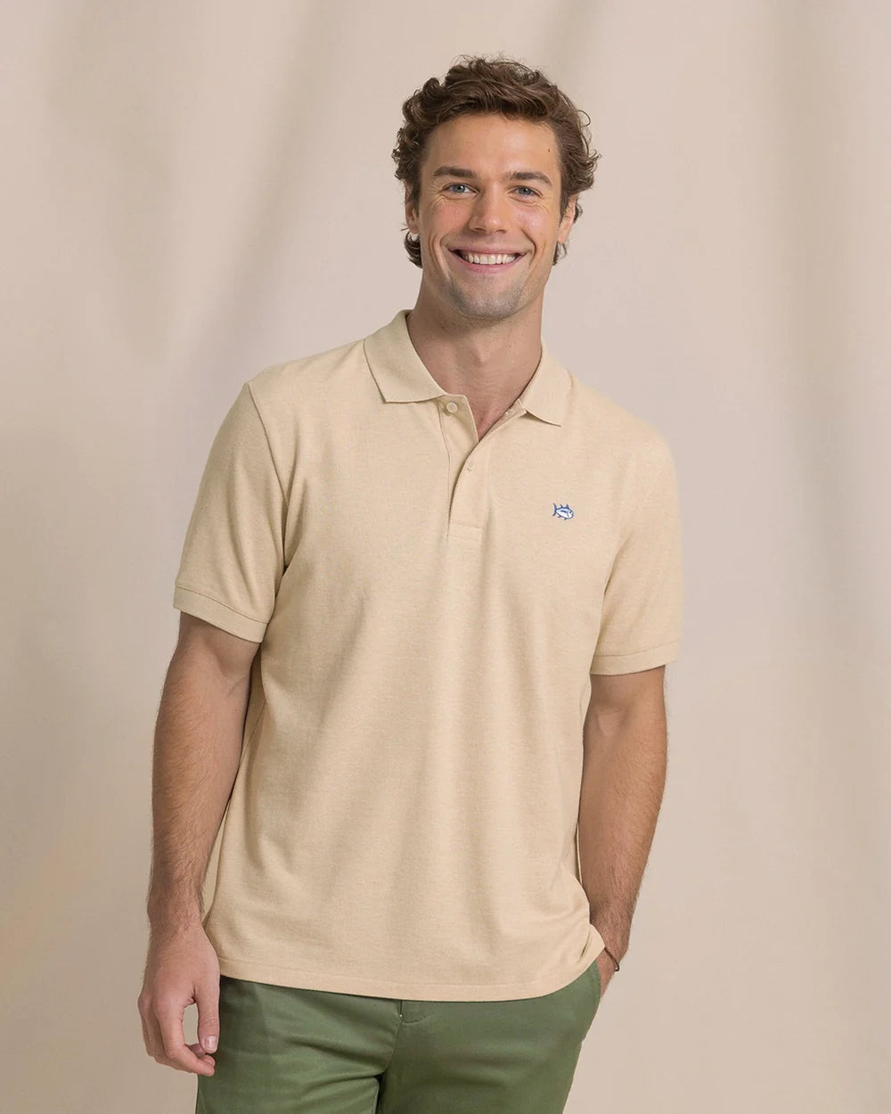 HEATHER SKIPJACK POLO SS