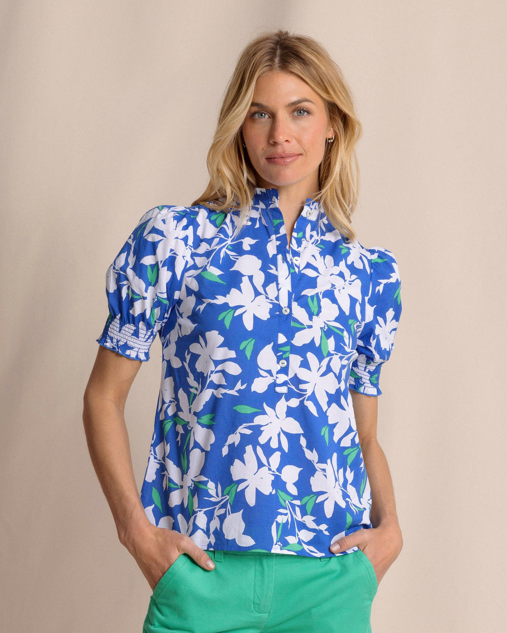 MEADOW BLOSSOM BAY PRINTED TOP