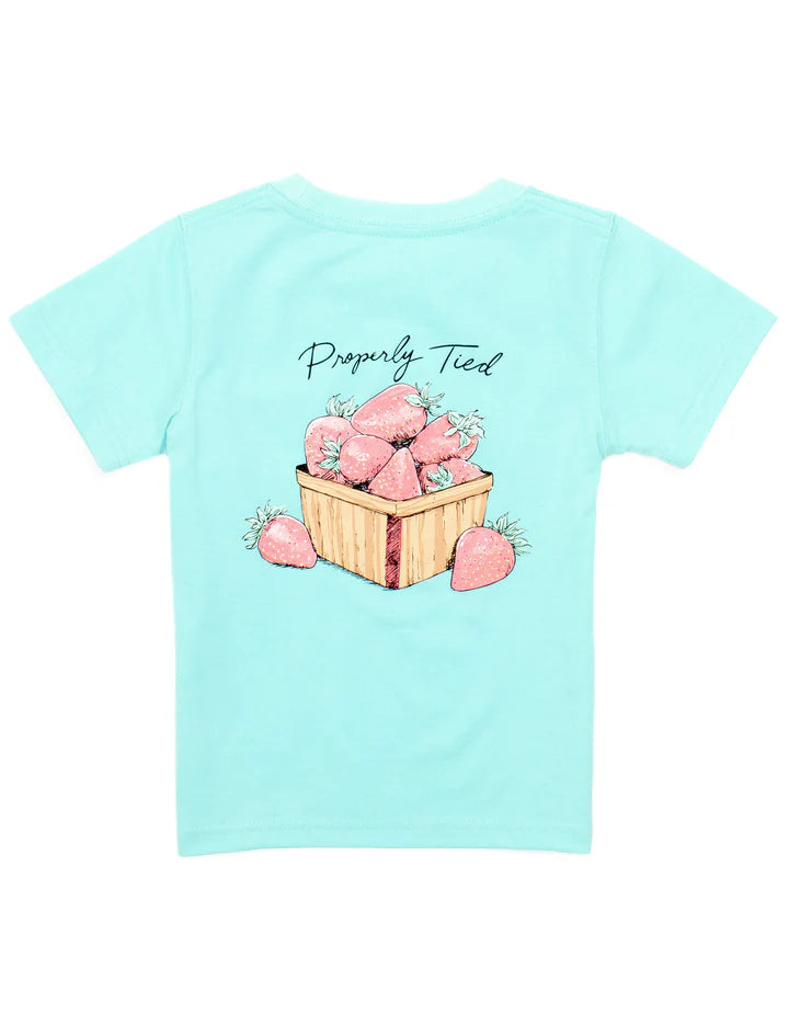 GIRLS STRAWBERRY BASKET SS T