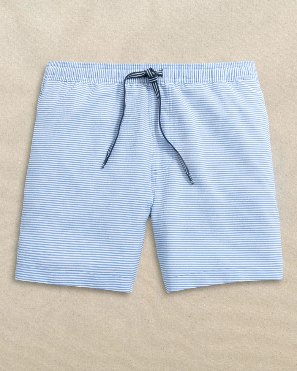 SEERSUCKER STRIPE MARITIME SWIM TRUNK