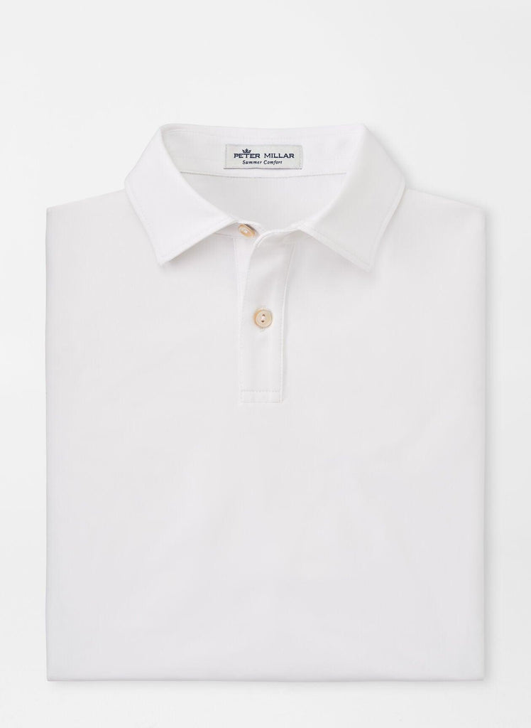 YOUTH SOLID PERF JERSEY POLO - leinwands.com